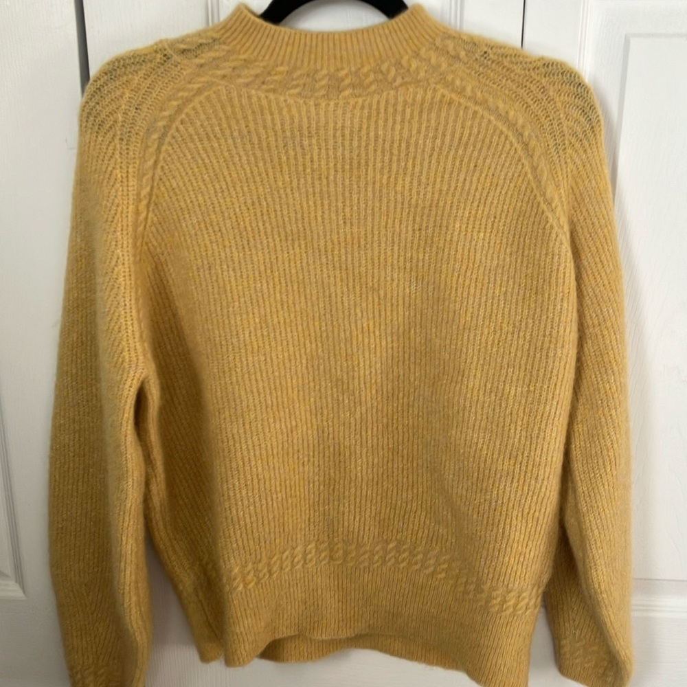 Sezane Otis sweater in mustard yellow size Small NWOT
